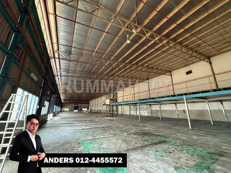 industrial in Perai, Penang for rent — 1.5 Storey Semi-Detached Factory For Rent @ Kawasan Perusahaan Perai / Prai