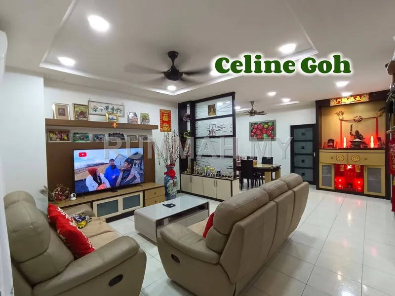 5-bedroom house in Perai, Penang for sale — 2.5 Storey @ Taman Tun Hussein Onn, Seberang Jaya for Sale 