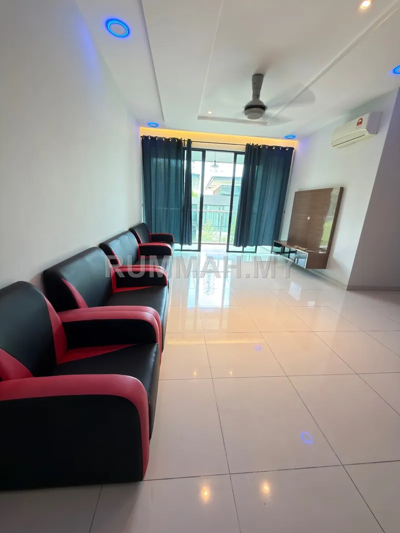 3-bedroom condo in Bukit Jambul, Penang for rent — The address condominium bukit jambul bayan lepas partial furnished