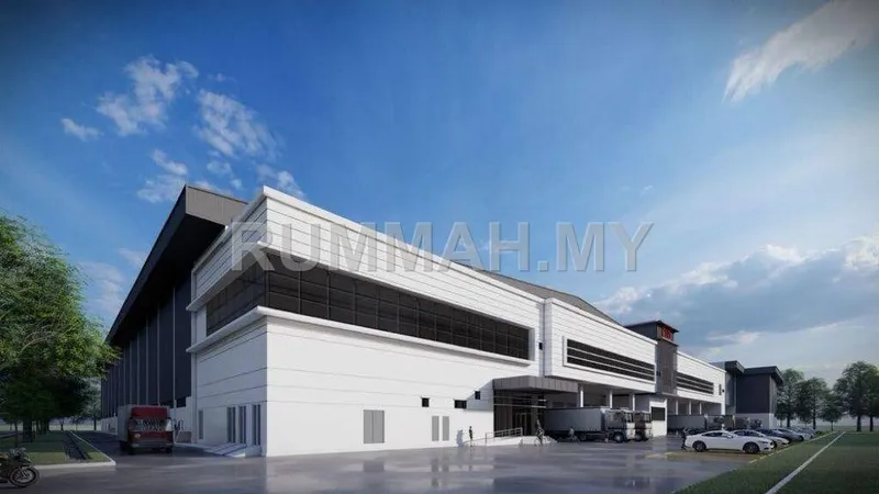 industrial in Butterworth, Penang for rent — Brand New 1.5 Storey Detached Factory For Sale At Butterworth Industrial Area