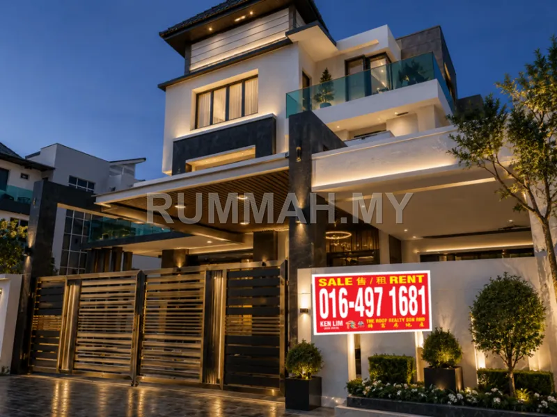 6-bedroom house in Machang Bubok, Penang for sale — BMV: Bungalow House for Sale @ Villa Garden Residency, Machang Bubok, Bukit Mertajam | Partly Renovated 