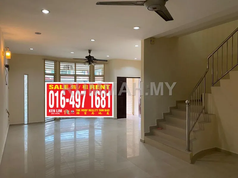4-bedroom house in Juru, Penang for sale — 2-Storey Terraced House for Sale @ Juru, Bukit Mertajam | Partly Furnished