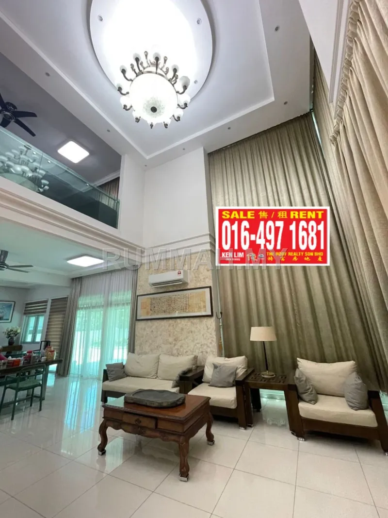 4-bedroom house in Simpang Ampat, Penang for sale — Corner Gated Bungalow for Sale @ Villa Mutiara Indah, Pearl City | Freehold