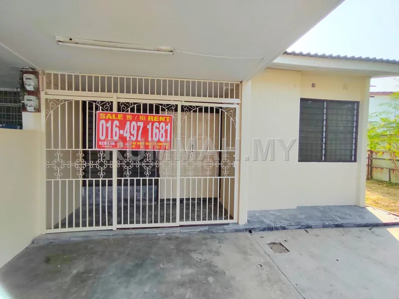 3-bedroom house in Bukit Mertajam, Penang for sale — 1 Storey Semi-D House for Sale @ Taman Sri Rambai, Bukit Mertajam | Freehold
