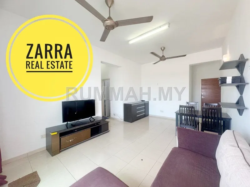 Idaman Iris Apartment 850Sqft Basic Reno Partially Furnished 2Cp Corner Unit