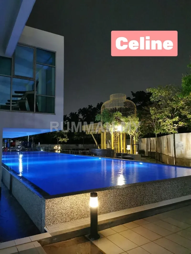 3-bedroom house in Butterworth, Penang for rent — Casa Utopia Townhouse upper unit Partially Furnished @ Sungai Dua Utama, Butterworth