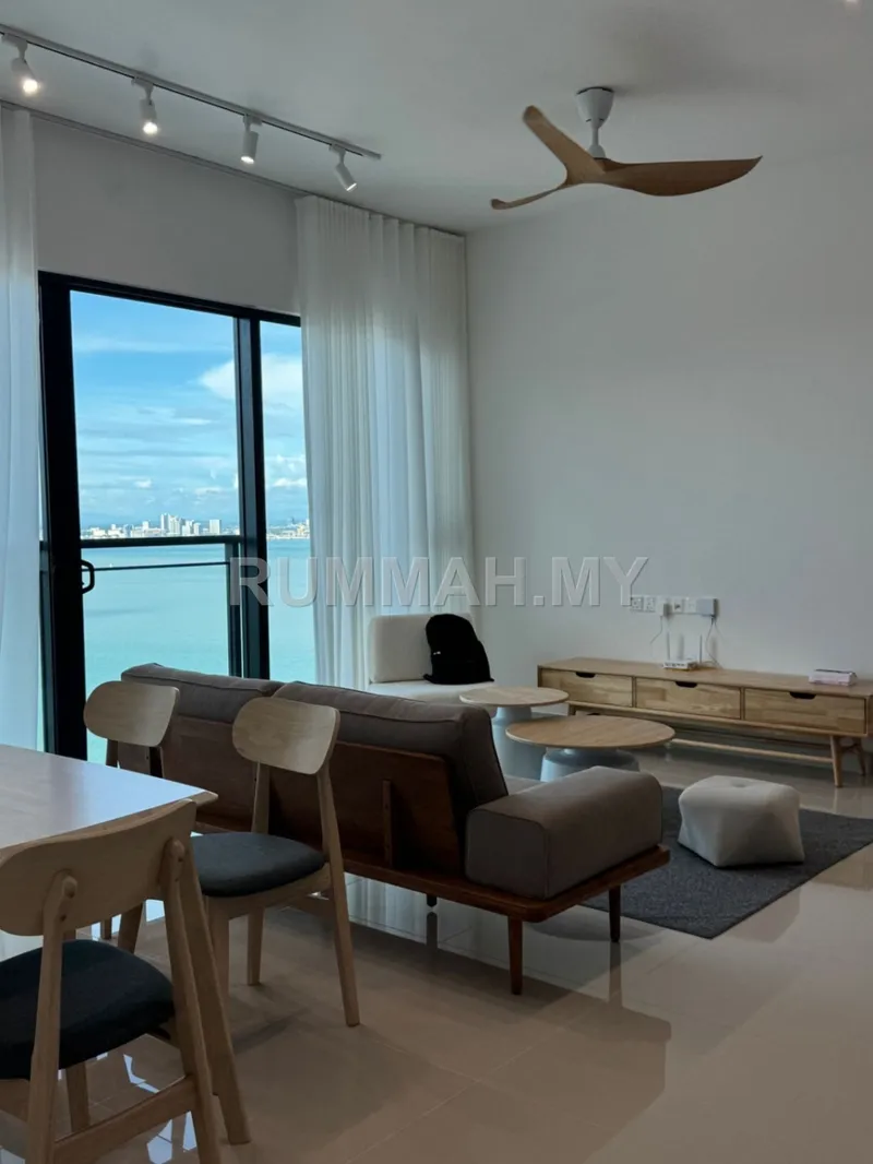 2-bedroom condo in Gelugor, Penang for rent — Mezzo, Gelugor | Seaview | 3 Carparks 