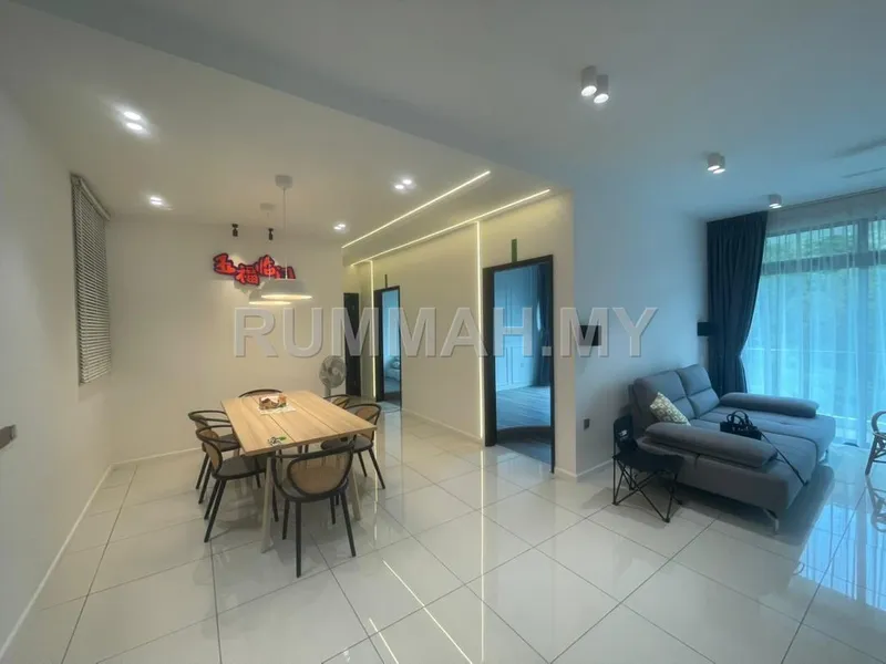 3-bedroom condo for sale in Paya Terubong, Penang - Eco terrace condo 2 car parks , reno