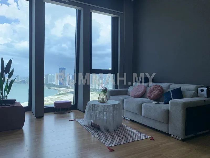 3-bedroom condo in Tanjung Tokong, Penang for rent — City Of dreams tanjung tokong 1140sqft  fully furnished 