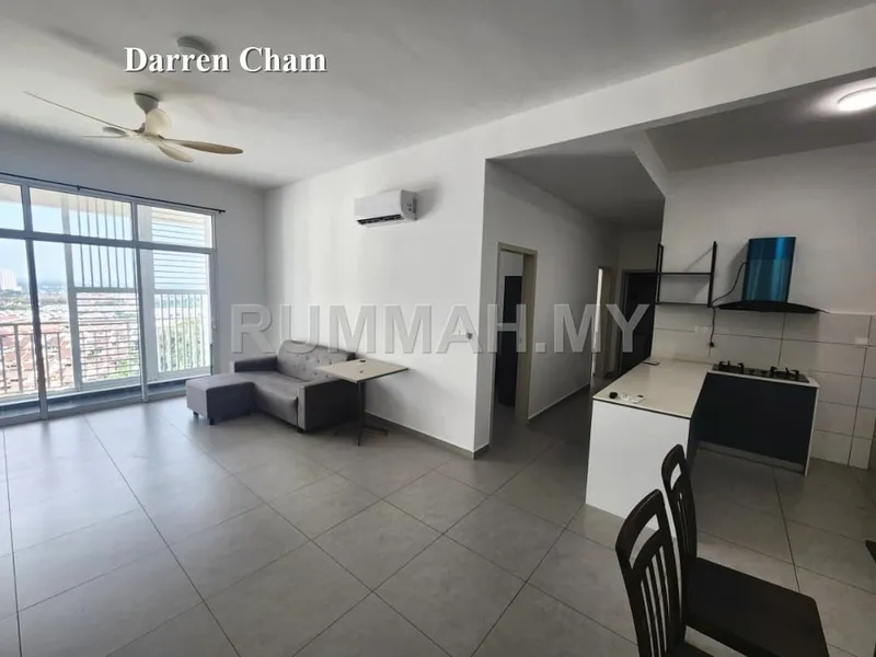 3-bedroom condo in Bukit Mertajam, Penang for rent — Condominium for Rent @ The Sky @ Tripark, Bukit Mertajam | Partially Furnished