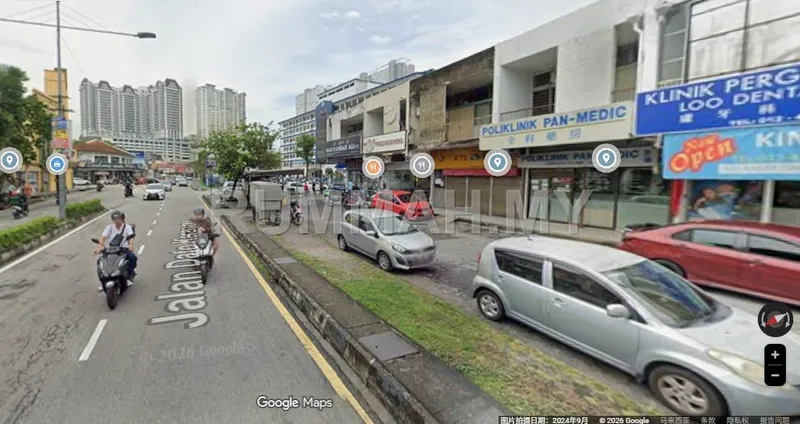 commercial in George Town, Penang for sale — 2 Storey Shoplot @ Jalan Dato Keramat For Sale