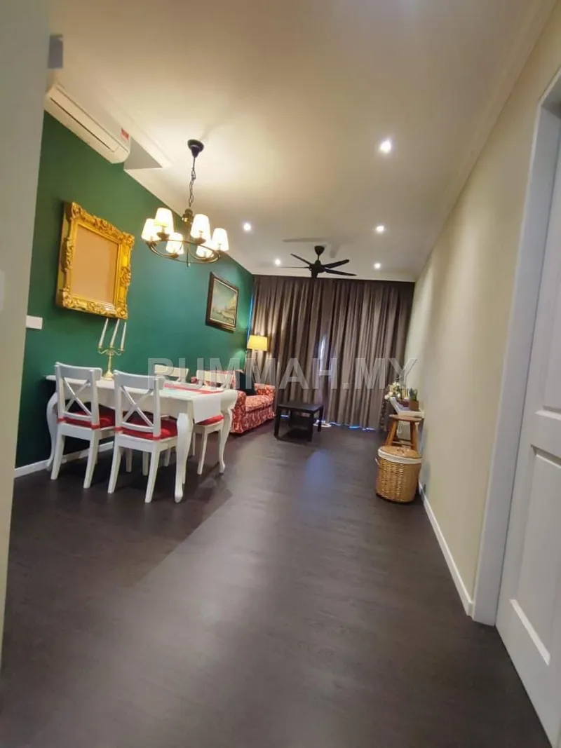 2-bedroom condo in Bayan Lepas, Penang for rent — Q2 Queens Residence, Fully Furnished Bayan Lepas 