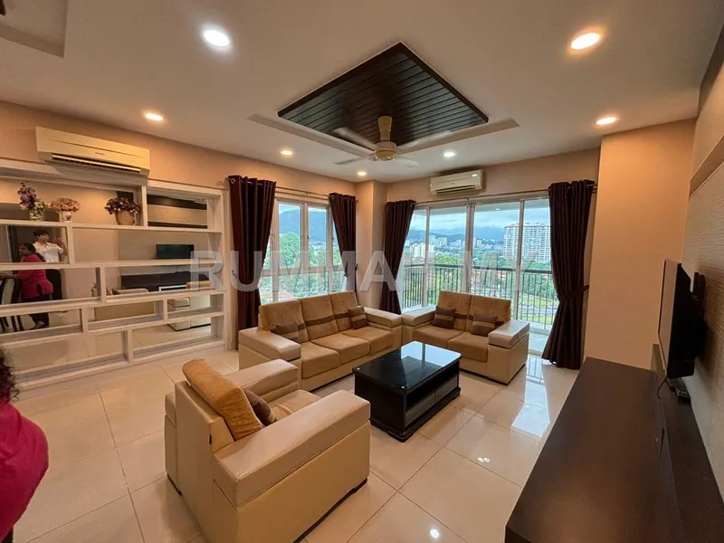 3-bedroom condo in Gelugor, Penang for rent — Platino Fully Furnished Unit For Sale & Rent 1819 Sqft 