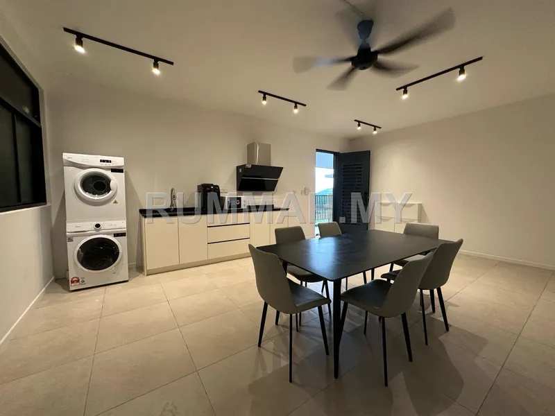 1-bedroom condo in Batu Kawan, Penang for rent — [Living/1B0.3B0CP] Anggun Residences
