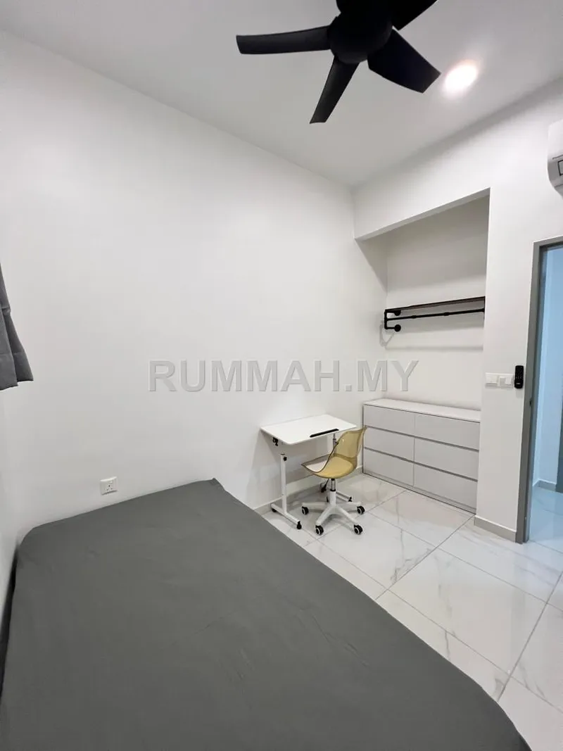 1-bedroom condo in Batu Kawan, Penang for rent — [Mini Studio/1B1B1CP] Sinaran Residences