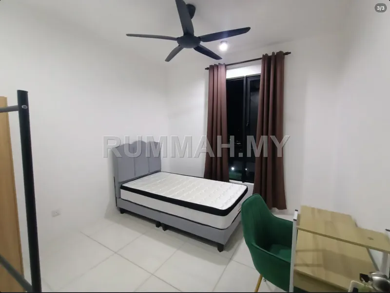 1-bedroom condo in 	 Batu Kawan, Penang for rent — [Medium/1B0.5B0CP] Sinaran Residences