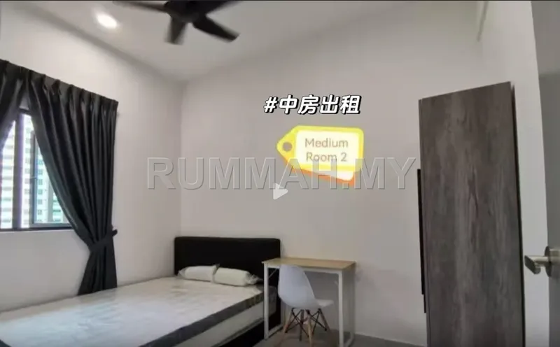 1-bedroom condo in Batu Kawan, Penang for rent — [Medium/1B0.5B0CP] Sinaran Residences