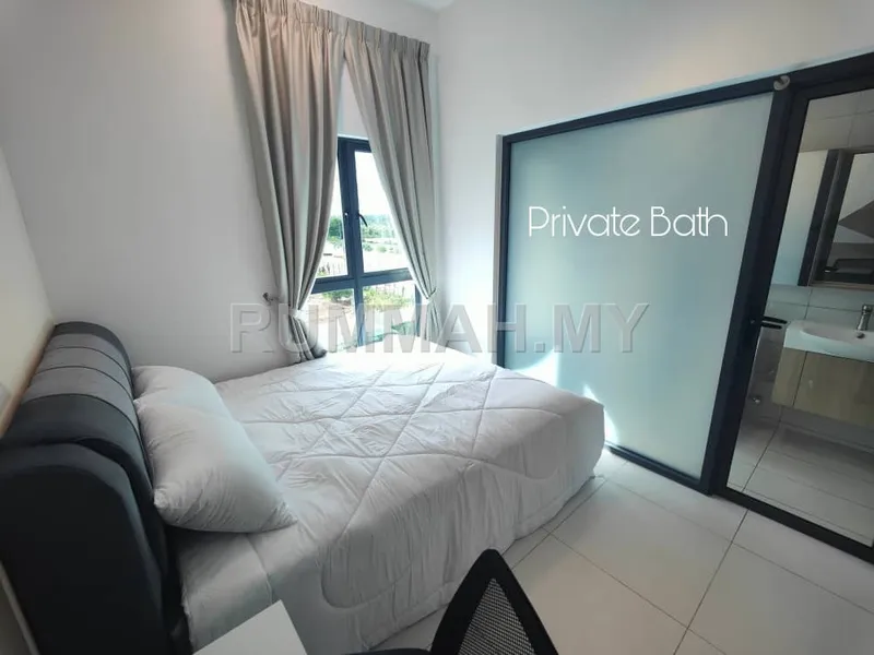 1-bedroom condo in Batu Kawan, Penang for rent — [Master/1B1B0CP] Sinaran Residences