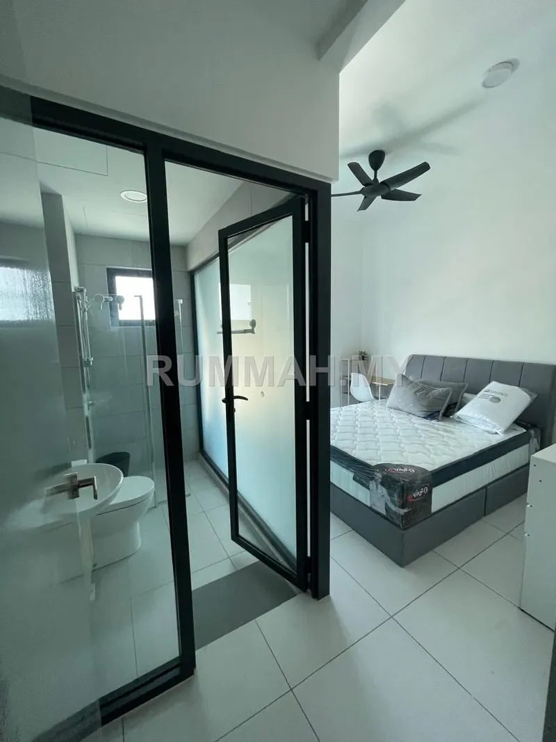 1-bedroom condo in Batu Kawan, Penang for rent — [Hotel Studio/1B1B0CP] Sinaran Residences