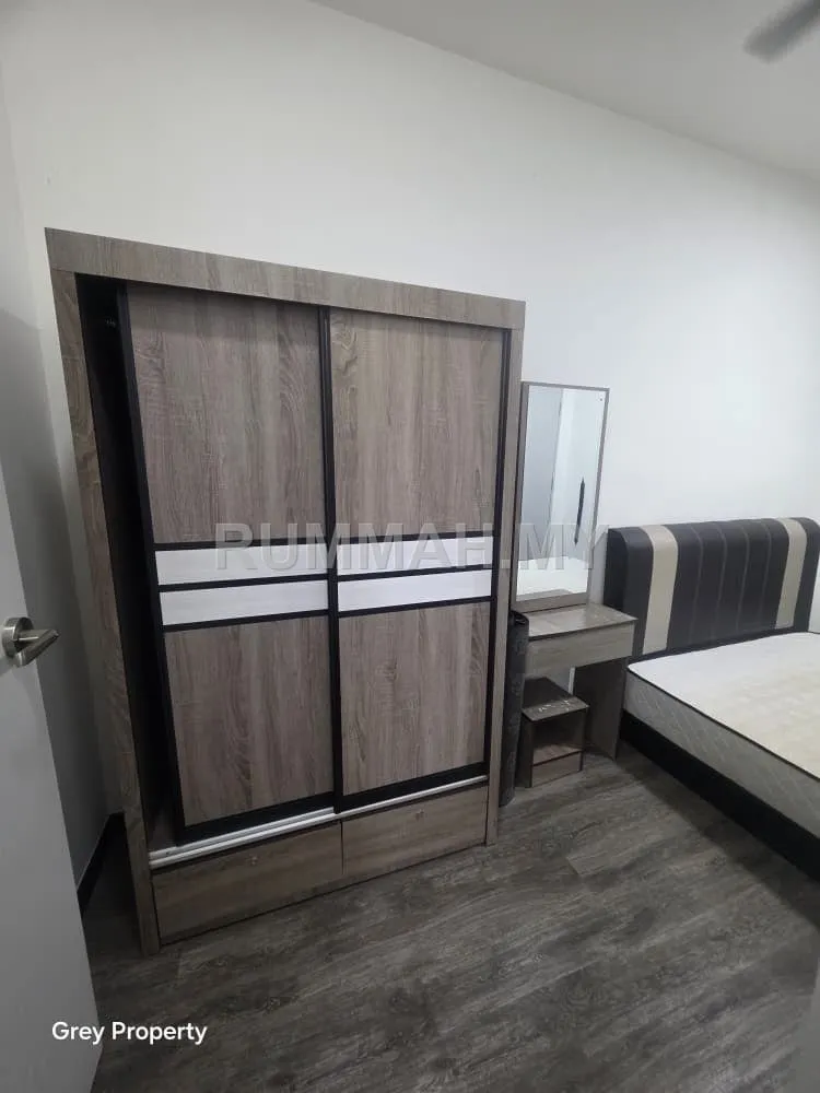 1-bedroom condo in Batu Kawan, Penang for rent — [1BU/1B1B1CP] Sensasi @ Utropolis