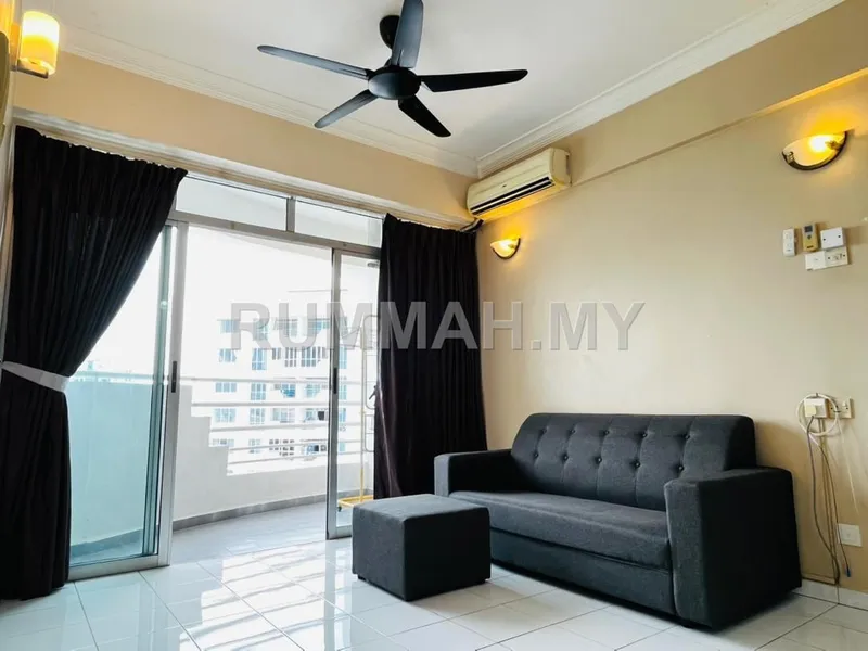 U Garden Gelugor Furnished & Renovated High Floor Nice View & Windy