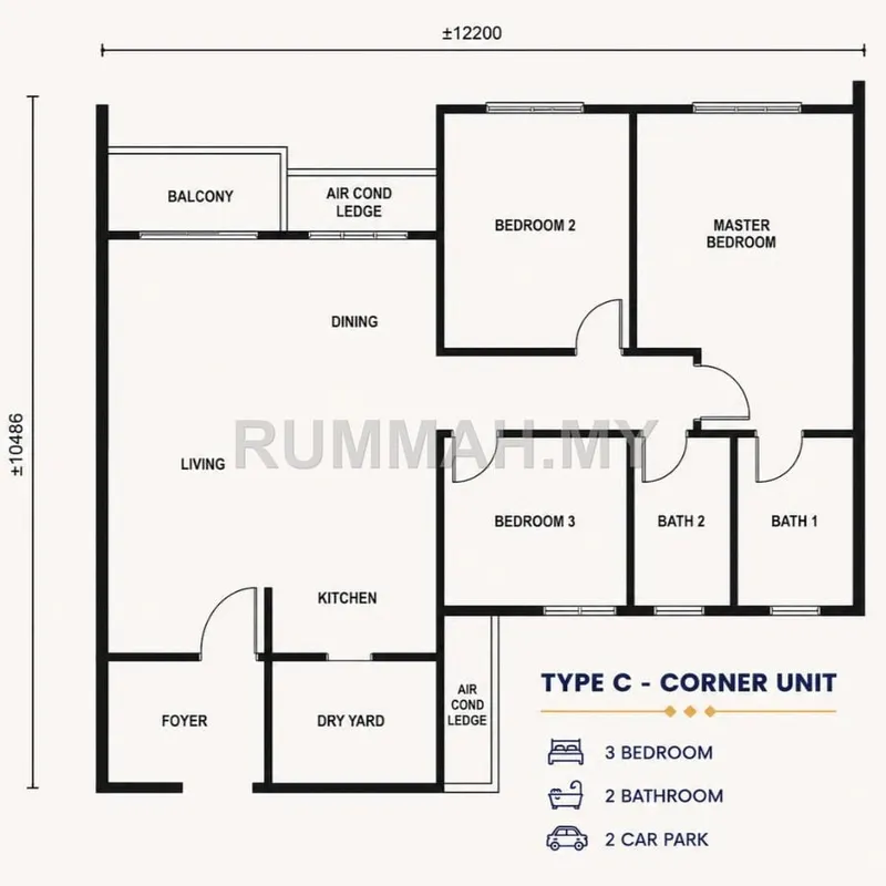 condo in Simpang Ampat, Penang — photo 2