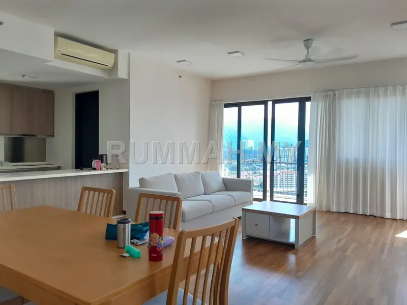 3-bedroom condo in Tanjung Tokong, Penang for rent — [Corner] The Tamarind, Tanjung Tokong | Fully Furnished