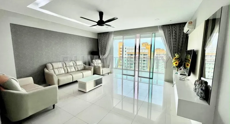 4-bedroom condo in Bayan Lepas, Penang for rent — Summerton Fully Furnished High Floor Nice Unit