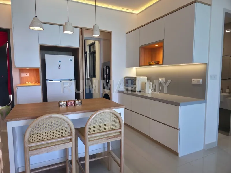 2-bedroom condo in Gelugor, Penang for rent — The Light, Mezzo | Renovated