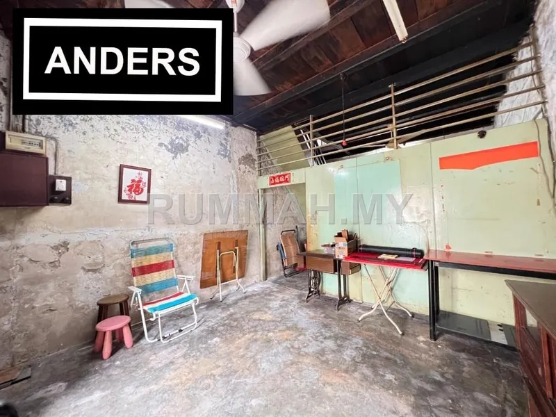 house in George Town, Penang for sale — Heritage 2 Storey Shop House Georgetown City Centre UNESCO