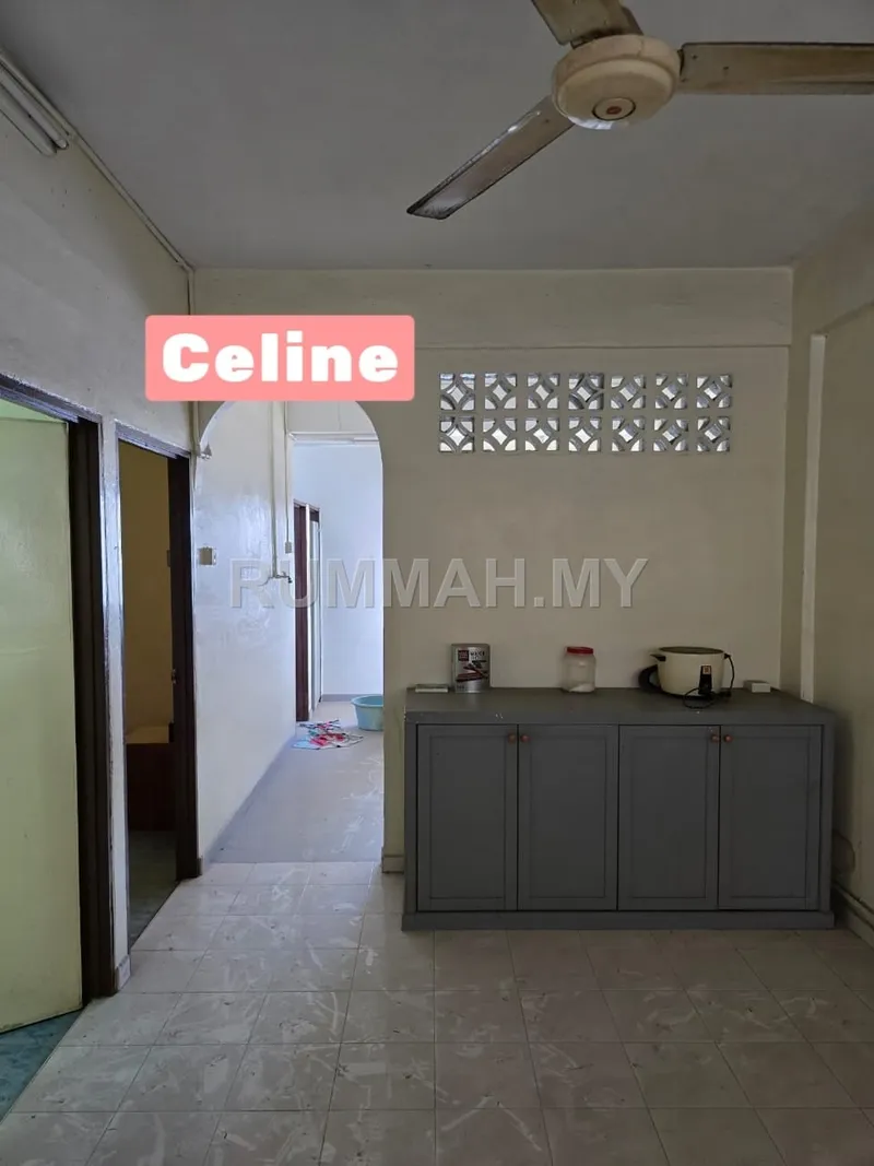 2-bedroom condo in Butterworth, Penang for rent — 北海组屋位于 Bagan Lallang 靠近 Raja Uda