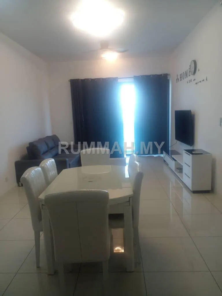 2-bedroom condo in Bayan Lepas, Penang for rent — Queens Condo for Rent @ Queens,  | Renovated