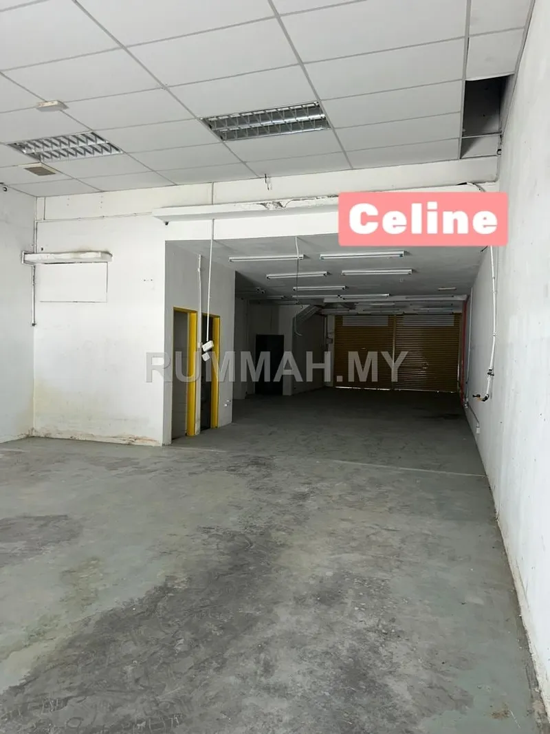 commercial in Butterworth , Penang for rent — Ground Floor Shoplot at Kawasan Perniagaan Teras Jaya, Ong Yi How Butterworth.