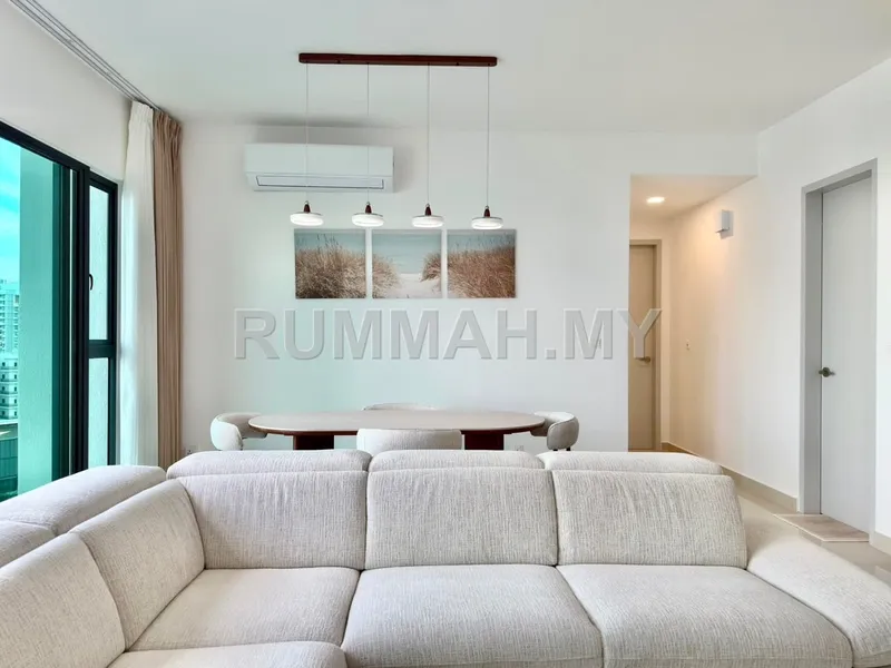2-bedroom condo in Gelugor, Penang for rent — Mezzo the light city gelugor seaview penang bridge 