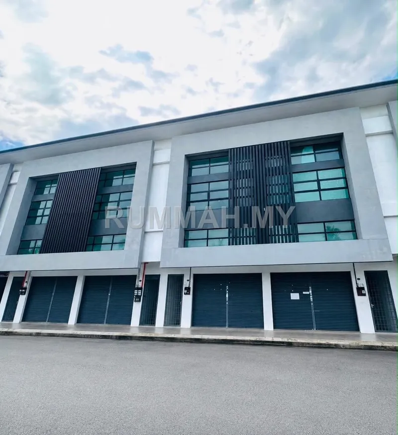 commercial in Bukit Mertajam, Penang for rent — Double Shop Lot for Rent @ Taman Machang Bubok, Bukit Mertajam | Main Road