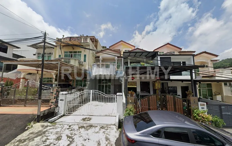 4-bedroom house for sale in Air Itam, Penang - 3 Storey Terrace Happy Valley Ayer Itam