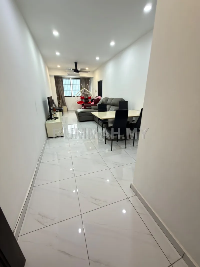 3-bedroom condo in Air Itam, Penang for rent — Bukit Awana Paya Terubong Full renovation and furnished