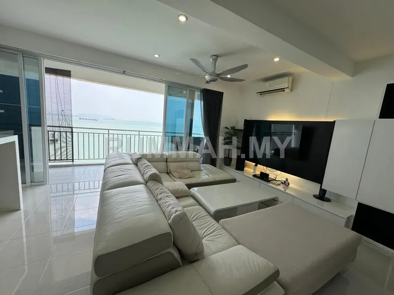 Summer Place Condominium Jelutong Full Seaview Corner Unit For Rent RM3000 槟城日落洞 Summer Place 全海景角头公寓出租 RM3000/月