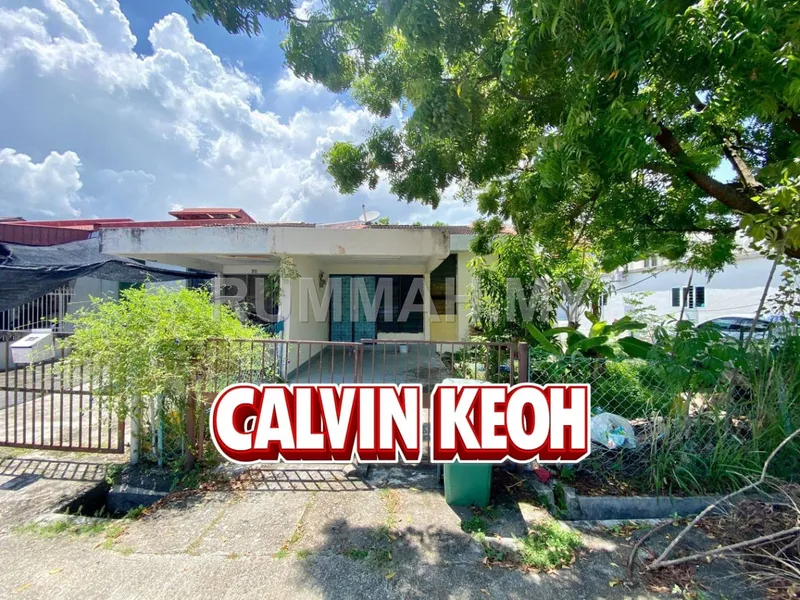 3-bedroom house in Batu Maung, Penang for sale — 1 Storey Terrace Corner Unit Land 1800sqft Freehold Batu Maung Iping