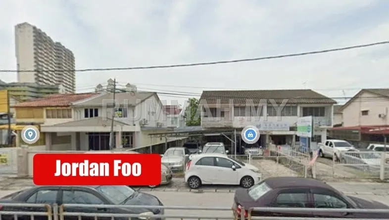 2 Storey Semi D Jalan Pantai Jerjak Main Road Commercial use 3681sf