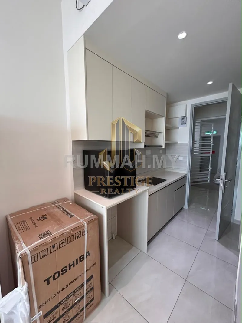 1-bedroom condo in Bayan Lepas, Penang for rent — Lucerne Residence Studio unit fully furnished view to believe