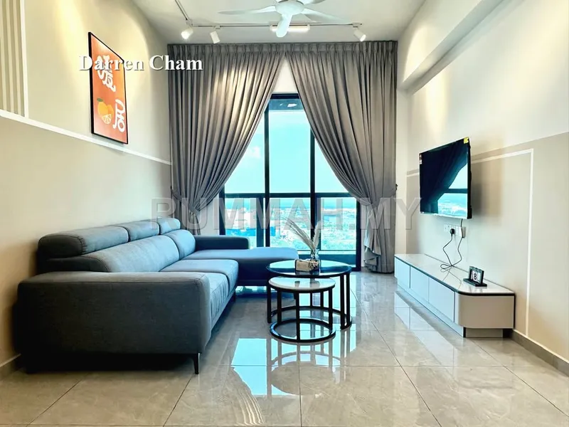 3-bedroom condo in Batu Kawan, Penang for rent — Service Residence for Rent @ Savana @ Utropolis, Batu Kawan | Fully Furnished