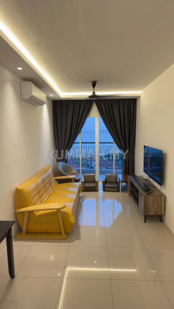 3-bedroom condo in Gelugor, Penang for rent — Zen 6, Gelugor | Seaview Near Egate Queensbay USM 
