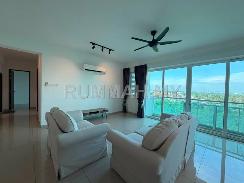 3-bedroom condo in Bukit Mertajam, Penang for sale — Berjaya Condominium Kampung Baru bukit mertajam 1429sf