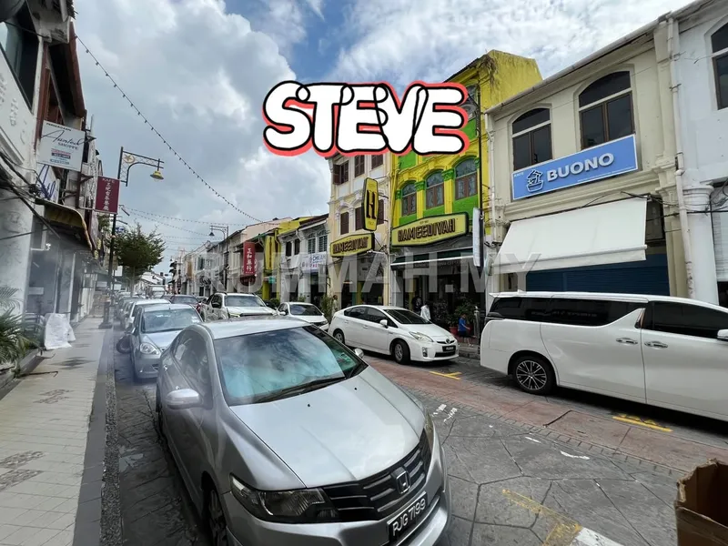 (HOT CAKE) Lebuh Campbell Shophouse TORIST SPOT 槟城最热门景点 Georgetown