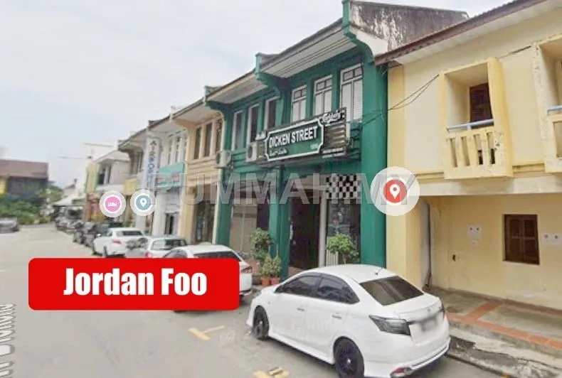 commercial in George Town, Penang for sale — 2 Storey Shophouse Lebuh Dicken Georgetown off Penang Road
