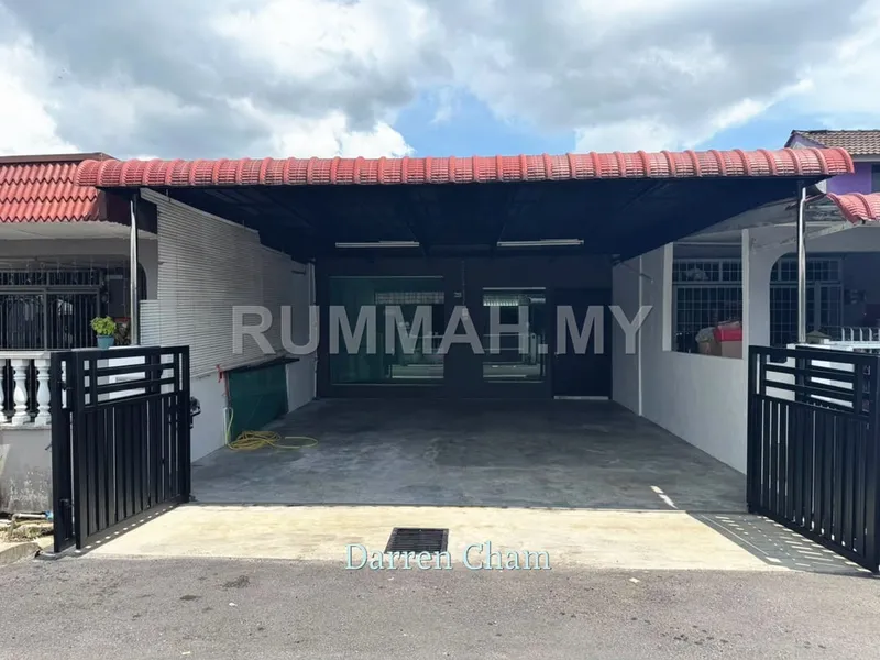 3-bedroom house in Bukit Mertajam, Penang for rent — Single Storey Terrace for Rent @ Taman Sejahtera, Bukit Mertajam | Partially Furnished