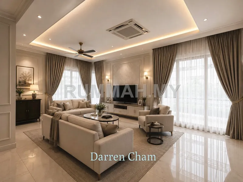 5-bedroom house in Simpang Ampat, Penang for sale — Double Storey Bungalow for Sale @ Juru Heights, Simpang Ampat | Freehold