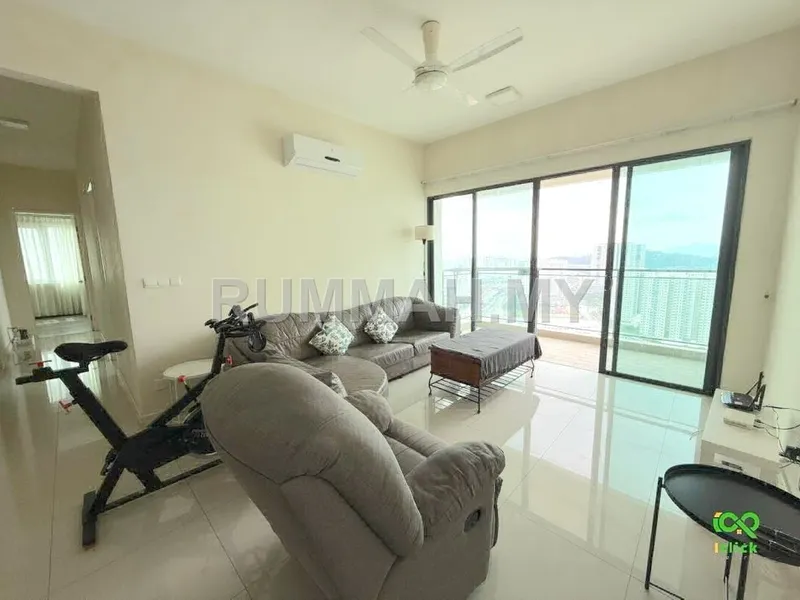 3-bedroom condo in Relau, Penang for sale — Iconic Skies Condominium 1483 sqft Low Desity Sungai Ara