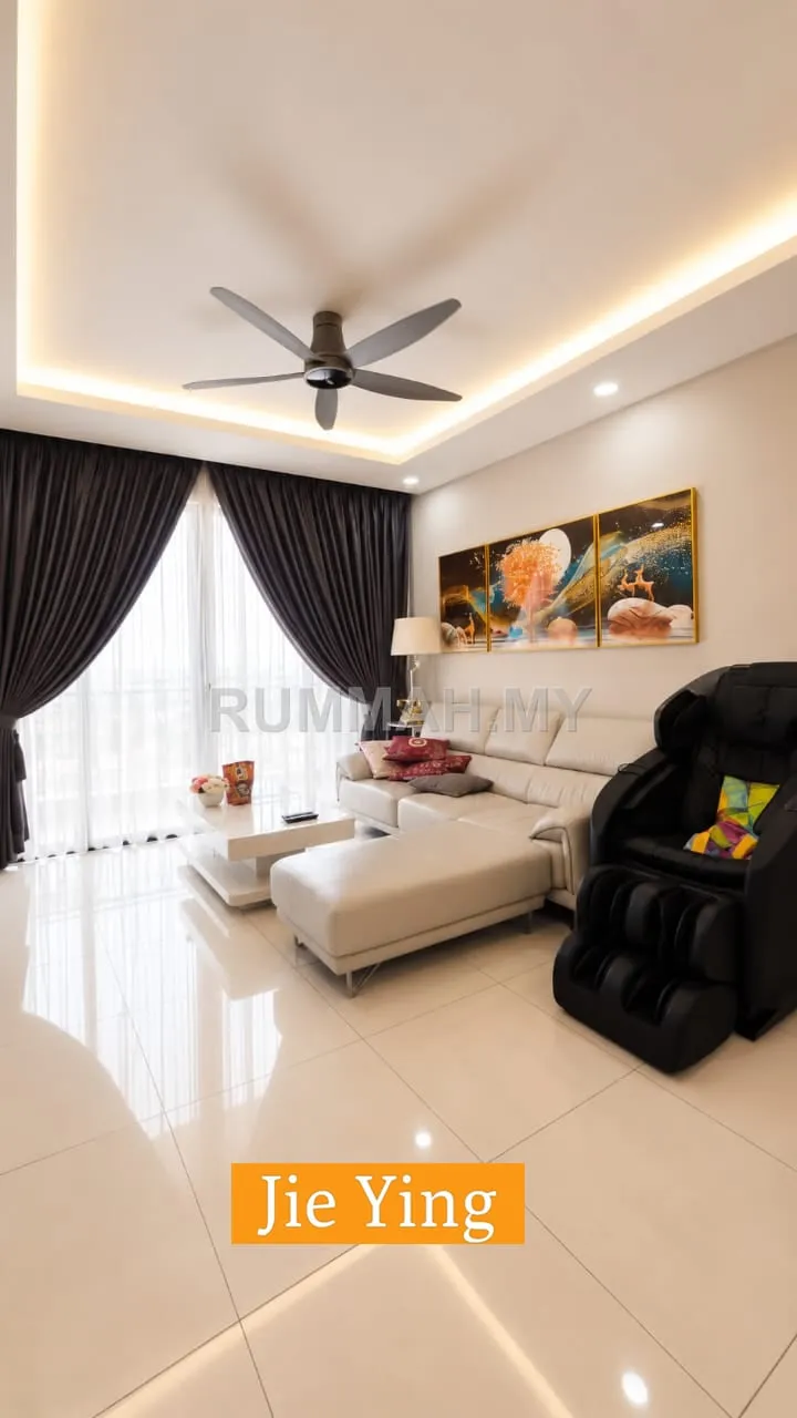 3-bedroom condo for sale in Butterworth, Penang - Condo @ Luminari Residence Pool View